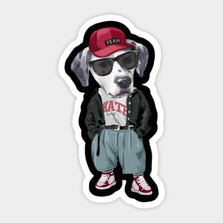 Dalmatian - Hip Hop Style Sticker